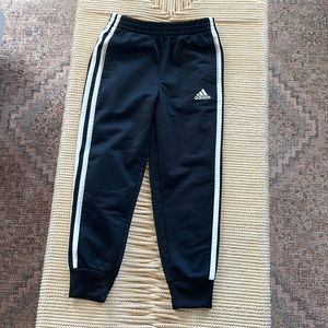 Kids Black Adidas Joggers